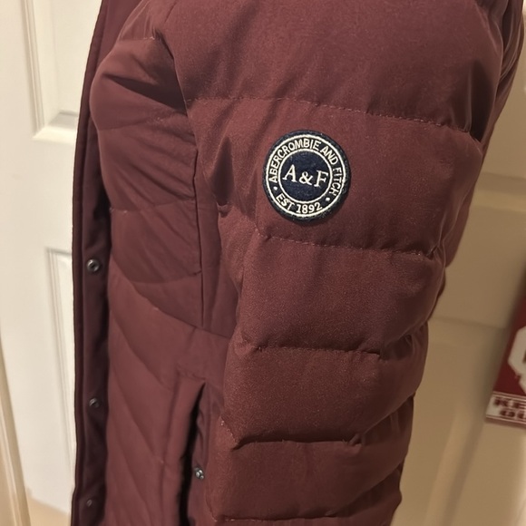 A&F long Down Insulated wind/water Resistant Coat with Hood. XXS - Picture 5 of 12